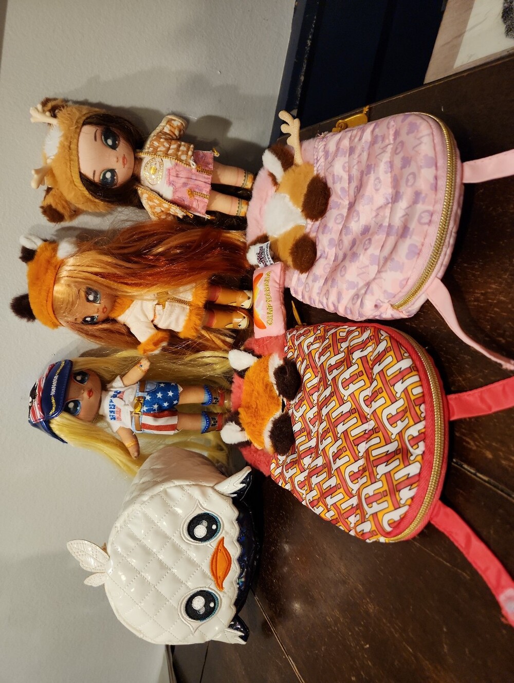 Na! Na! Na! Surprise Nananana Fox Camping Doll Set Lot Sierra Foxtail Myra Erika